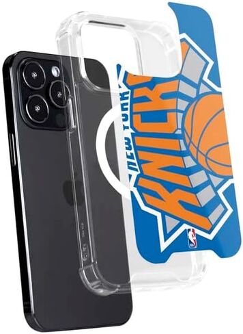 Skinit Phone Case Compatible with MagSafe iPhone 14 Pro Max - Officially Licensed NBA New York Knicks Large Logo Design in Kuwait