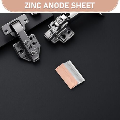PRETYZOOM Copper Zinc Anode Set 20Pcs Electroplating Sheets for Scientific Experiments School Projects DIY Electronics 1.57X0.35X0.07In Copper Zinc Electrode Strips in Saudi Arabia