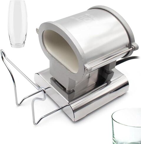 Mini Glass Annealing Furnace, Ceramic Thermal Stove with Blowtorch, Glass Beads Rods Preheating Furnace, Small Glass Bottles Jars Annealing Treatment Machine,for Industrial Use in Saudi Arabia