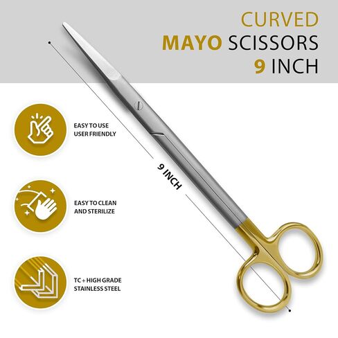 T/C Mayo Dissecting Scissors Straight 9.00" in Kuwait