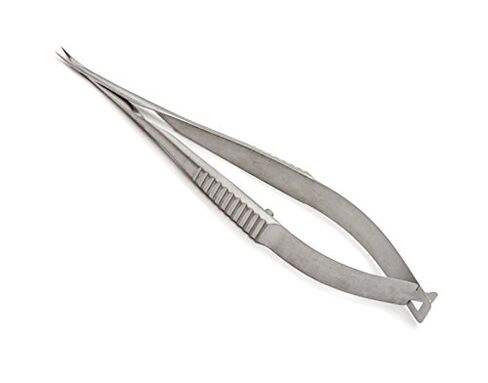 SURGICAL ONLINE McPherson Vannas Micro Scissors 7mm Blade 4" Curved in Kuwait