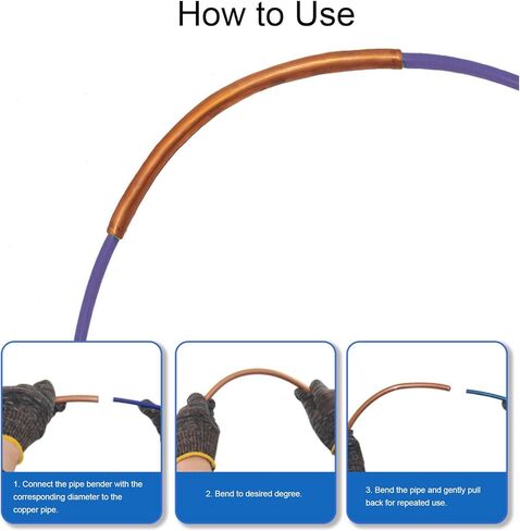 Aramox Conditioning Copper Tubing Bender Strip, PE Material, Length, Flexible Design for HVAC and Refrigeration Professionals in Kuwait