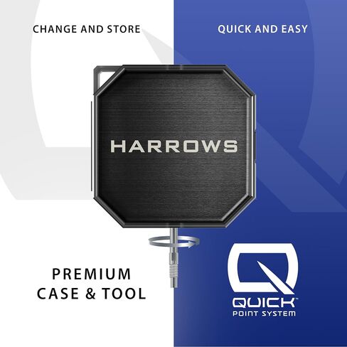 Harrows Premium Quick Point Tool – Durable & Ergonomic Dart Tip Removal & Replacement Tool with Built-in Storage for Spare Steel Points in Kuwait