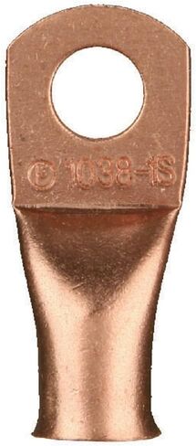 Install Bay Copper Ring Terminal 2 Gauge 1/4 Inch 10 Pack - CUR214 in Kuwait