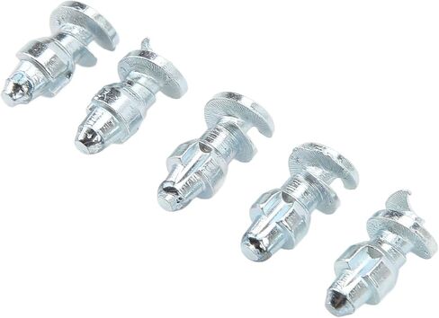 50PCS Tire Thread Studs, Tungsten Steel and Aluminum, 7.9x15.1mm Silver Screws - Anti Slip Performance, Durable Design, For Loader and Motorcycle Tires in Kuwait