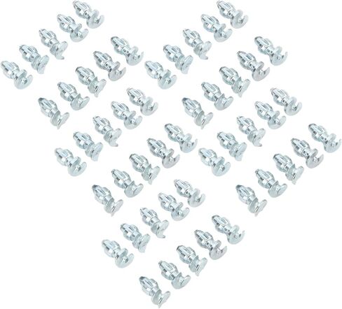 50PCS Tire Thread Studs, Tungsten Steel and Aluminum, 7.9x15.1mm Silver Screws - Anti Slip Performance, Durable Design, For Loader and Motorcycle Tires in Kuwait