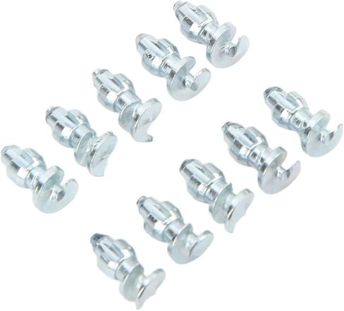 50PCS Tire Thread Studs, Tungsten Steel and Aluminum, 7.9x15.1mm Silver Screws - Anti Slip Performance, Durable Design, For Loader and Motorcycle Tires in Kuwait