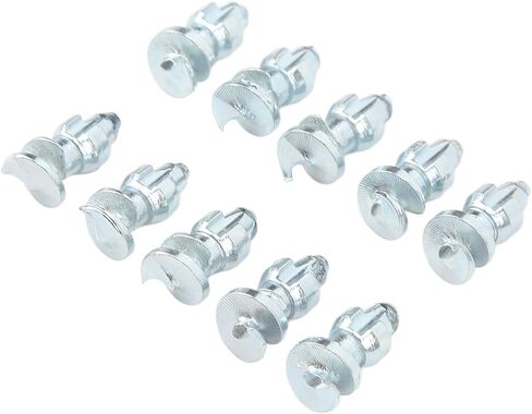 50PCS Tire Thread Studs, Tungsten Steel and Aluminum, 7.9x15.1mm Silver Screws - Anti Slip Performance, Durable Design, For Loader and Motorcycle Tires in Kuwait