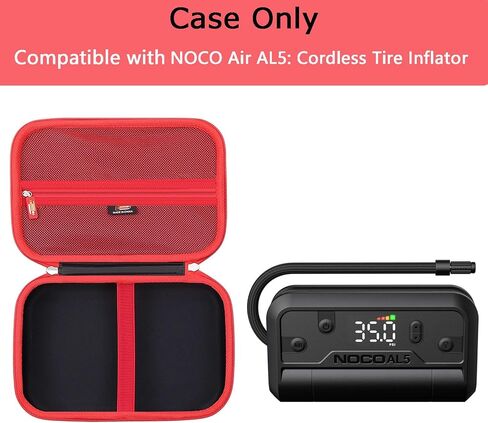 Hard EVA Case for NOCO Air AL5 Cordless Tire Inflator Portable Rechargeable Air Compressor Shockproof Storage Case (CASE ONLY) in Kuwait