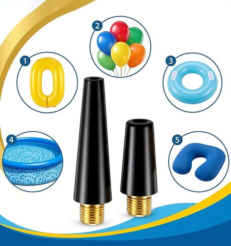 Ball Inflator Needles, 16 PCS Air Needle for Balls Kit with Pump Needles and Inflation Needles, Steel Bike Tire Adapters for Quick Inflation, Universal Fit for Balloons, Bike Tires, Sports Balls in Kuwait