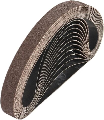 20X520mm حزام صنفرة ساندر الملحقات جلخ للمعدن أثاث خشبي طحن مناسبة ل ساندر هوائي 10 قطعة/المجموعة (60_20X520 مللي متر) in Kuwait