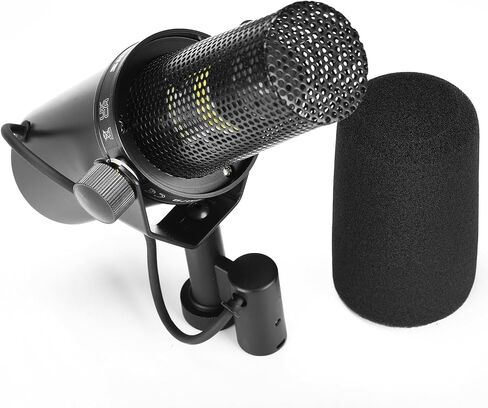 Defean 10 Pack SM7B Microphones Pop Filter Compatible with Shure SM7B / SM7dB Mic Microphones,Noise-Cancellation Windsock Cover - Cylinder Shape in Kuwait