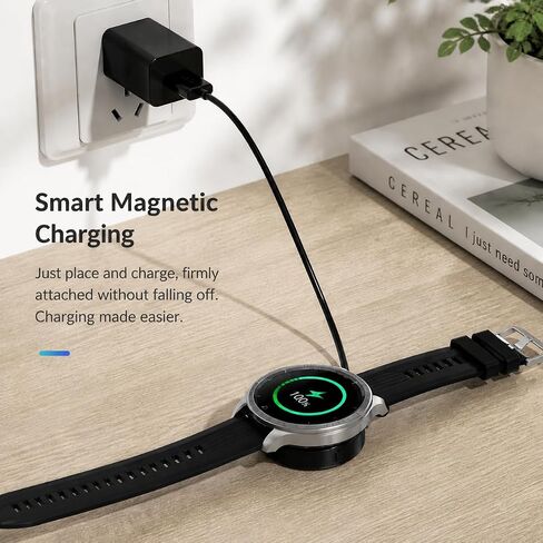 سلك شحن بديل لكابل الشاحن المغناطيسي لحزام Amazfit Helio، Balance 2، Balance، T-Rex3، T-Rex3-PRO، T-Rex-Ultra2، Active-Max، Active3-Premium in Kuwait