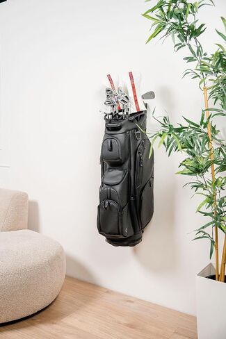 Wall Mount PRO Golf Bag Stand for Storage, Golf Storage Organizer for Garage, Club Dock for Golfing Bag in Kuwait