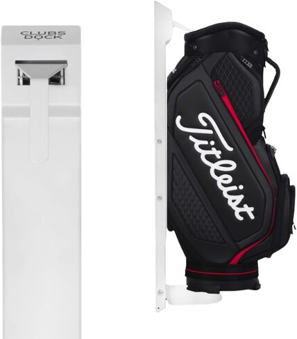 Wall Mount PRO Golf Bag Stand for Storage, Golf Storage Organizer for Garage, Club Dock for Golfing Bag in Kuwait