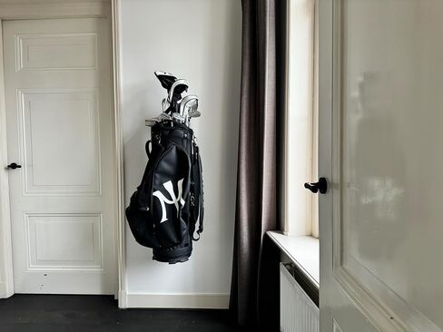 Wall Mount PRO Golf Bag Stand for Storage, Golf Storage Organizer for Garage, Club Dock for Golfing Bag in Kuwait