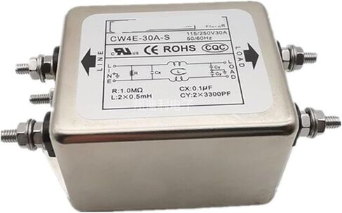 مرشح الطاقة CW4E-40A-S 6A 10A 20A 30ACW4L2-20A-T تنقية على مرحلتين مضاد للتدخل (CW4EL2-10A -SR 10A كتلة طرفية) in Kuwait