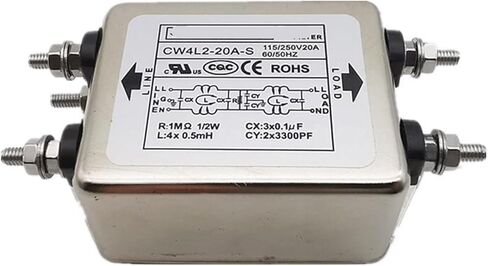 مرشح الطاقة CW4E-40A-S 6A 10A 20A 30ACW4L2-20A-T تنقية على مرحلتين مضاد للتدخل (CW4EL2-10A -SR 10A كتلة طرفية) in Kuwait