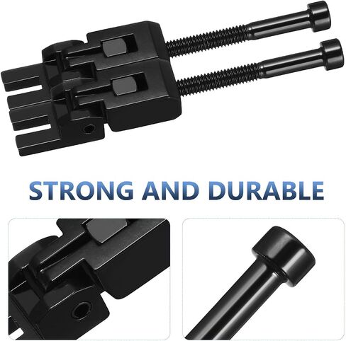 6pcs Double Locking Guitar Saddles, Black Metal String Bridge Saddles for Tremolo Systems in Kuwait