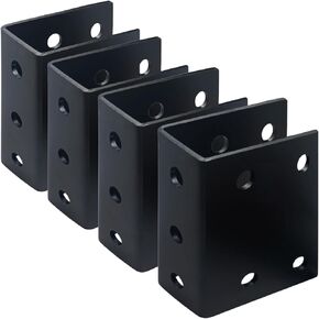 4pcs Iron 2" x 4" (Actually 1.81" x3.94") Deck Railing Connector, for Deck Railing, Handrail, Barn and Beam end Connection Installation in Saudi Arabia