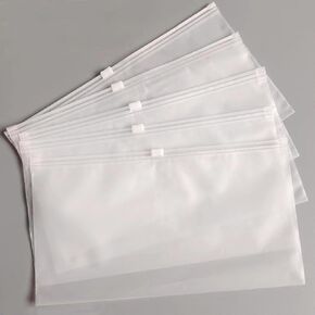Frosted Zipper Bags for Clothes 25pcs Swimsuit Bags 10x8 inch Bikini Organizer Bags for Packaging T-Shirt, Bathing Suit, with no Holes and Reinforced Sides in Kuwait