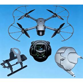 متوافق مع مجموعة ملحقات DJI Mavic 4 Pro، معدات الهبوط مع غطاء عدسة حماية للمروحة وواقي شاشة من الزجاج المقوى 9H، مجموعة حماية متكاملة للطائرة بدون طيار لتعزيز الثبات والسلامة in Kuwait