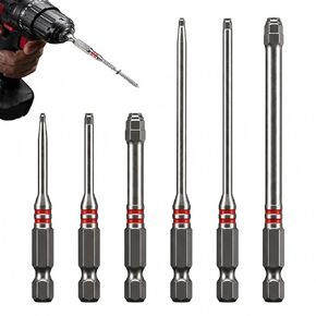 6 Piece Pagoda Shaped Drill Bit, Hex Bit Set, Magnetic Screwdriver Bits, Pagoda Design, Suitable for Hexagonal Sizes of 1.5-2mm, 2.5-3mm, 4-5-6mm, for Drills and Wrenches in Kuwait