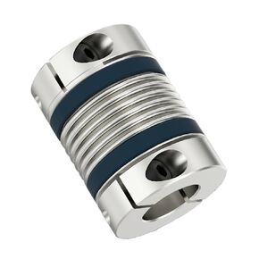 LB-B-D25L38 5mm to 12mm Aluminum Alloy Shaft Coupler Bellows Coupling F1Pcs(LB-B-D25L38-5X6) in Kuwait