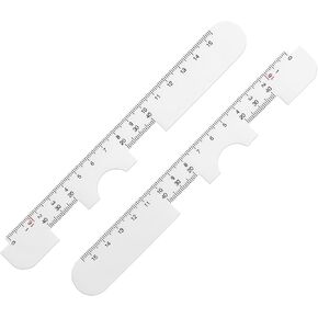 Pupillometers for Measuring Pupillary Distance with Electronic Instruction Manual Transparent Pupillary Distance Ruler for Pupil Measuring, Essential Tool for Single PD or Dual PD Measurement in Kuwait