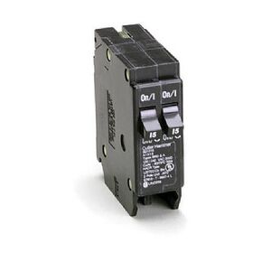 Eaton Corporation Br1515 Single Pole Tandem Circuit Breaker, 120V, 2-15-Amp by EATON CORPORATION in Kuwait