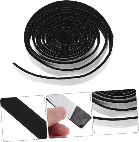 Toddmomy 1roll Gasket Smoker Seal Self Adhesive for Outdoor BBQ and Fire Cooking Black Fireproof Seal for Grills and Smokers Easy Install and Cut in Kuwait