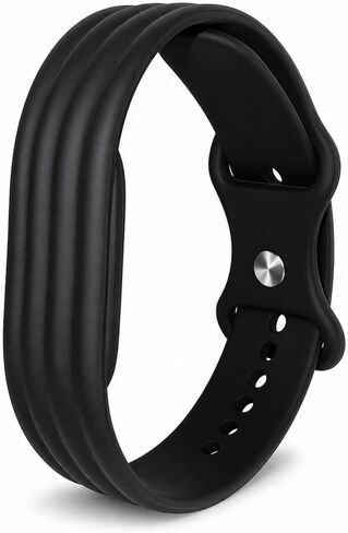Silicone Band Compatible with Google Fitbit Air, Soft Adjustable Replacement Strap for Screenless Fitness Tracker, Sweat Resistant Lightweight Loop Wristband for Women Men in Kuwait