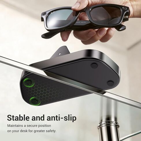 CoBak Charging Station for Meta Ray-Ban Glasses (Gen 1 2), Compatible with Wayfarer, Skyler, Headliner & Oakley Meta HSTN with LED Indicator, Slate in Kuwait