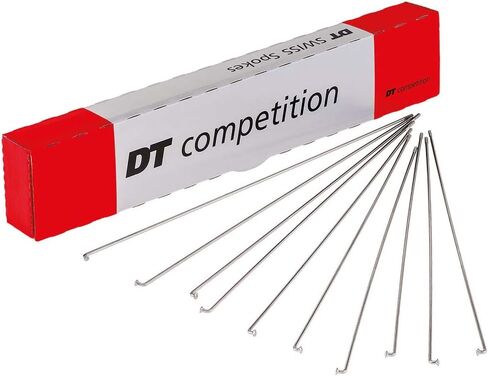 DT Swiss Competition Silver Bicycle Wheel Spokes (2.0/1.8mm, 290mm) in Kuwait