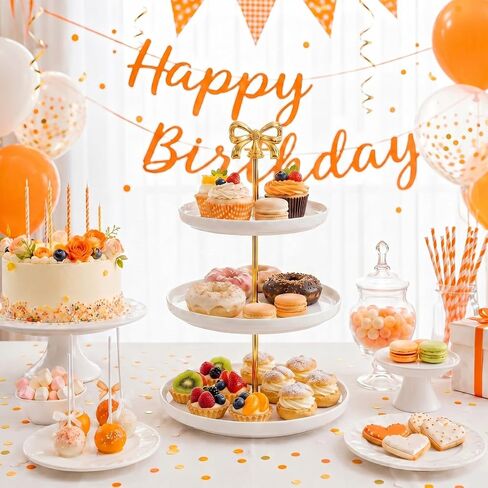 Gold Bow 3 Tier Cake Stand Hardwares, 3 Tiered Tray Hardware Kit | Heavy Duty Metal Zinc Alloy, 3 Tiered/2 Tiered, Cute and Elegant Bow, For Serving Dessert Fruit Cupcake Dish Food in Kuwait