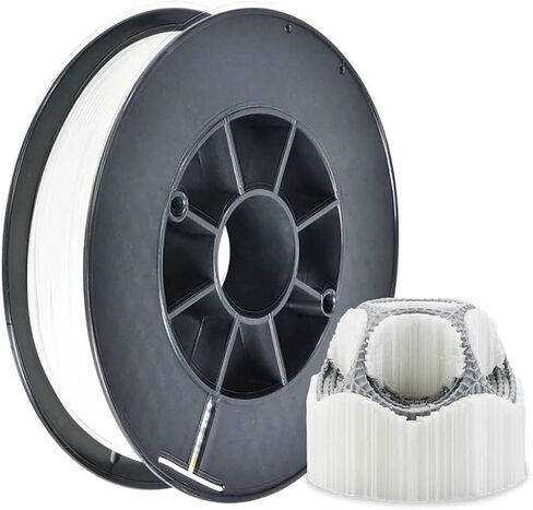 PVA Filament, Water Soluble Support 3D Printer Filament 1.75mm 0.5KG Spool for 3D Printers, Natural in Kuwait