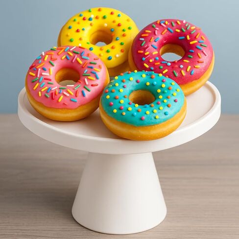 Soporte redondo para tartas, soporte para postres perfecto para pasteles, cupcakes, dulces y más – Plato decorativo para todas las ocasiones, 11.1 pulgadas de diametro in Kuwait