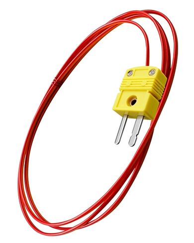 80PK-1 مسبار درجة حرارة الخرزة من النوع K مناسب لمقياس الحرارة المزدوج المزدوج، دقة عالية بطول 1 متر، -40 إلى 260 درجة مئوية نطاق درجة الحرارة مع موصل in Kuwait
