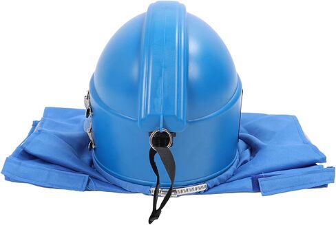 Zunate Sandblasting Helmet with Air Supply, Canvas Sandblast Hood and Sleeveless Suit for Industrial Cleaning, Spraying, Cutting, and Harsh Construction Tasks in Kuwait