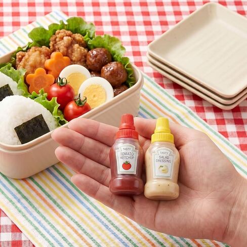 Mini Squeeze Bottles for Sauces 12 Pcs Mini Ketchup Bottles, Small Condiment Squeeze Bottle Set Plastic Portable Mini-Sauce Bottle for Adults Adults Picnic Soy Sauce Honey Salad Dressing in Kuwait