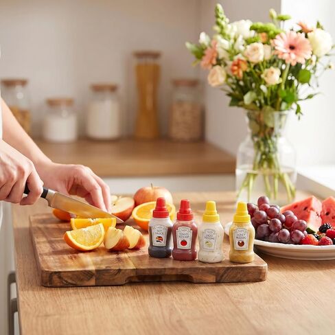 Mini Squeeze Bottles for Sauces 12 Pcs Mini Ketchup Bottles, Small Condiment Squeeze Bottle Set Plastic Portable Mini-Sauce Bottle for Adults Adults Picnic Soy Sauce Honey Salad Dressing in Kuwait