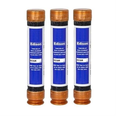 (Pack of 3) ECSR40 - Edison Time Delay Fuse - 40 Amp 600V - RK5 Dual Element in Kuwait