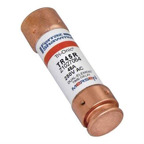 (2-Pack) TR45R - 45 Amp 250V Class RK5 Dual Element Time Delay Fuse - Compatible Replacement for MERSEN Fuses in Kuwait