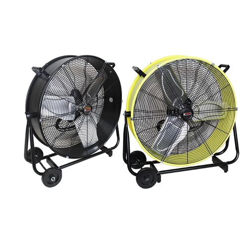 K Tool International 2 Pack Drum Fan 24 Inch Direct Drive Industrial Tilting in Kuwait