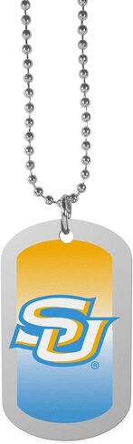 Siskiyou Sports NCAA Southern University Jaguars Team Tag Necklace, Team Colors, One Size in Kuwait