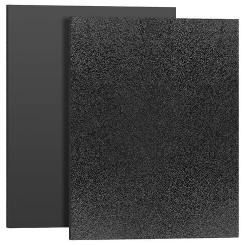 LEXININ 2 Pack Black ABS Plastic Sheet, 15.6 x 11.8 x 1/4 Inch, Moldable Thermoplastic Board for DIY, Signage, Handcrafts in Kuwait