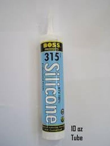 Generic BOSS® 315 100% RTV Professional Silicone Weatherproof Rubber Adhesive Sealant, 137616 - Clear, 10.1oz in Kuwait