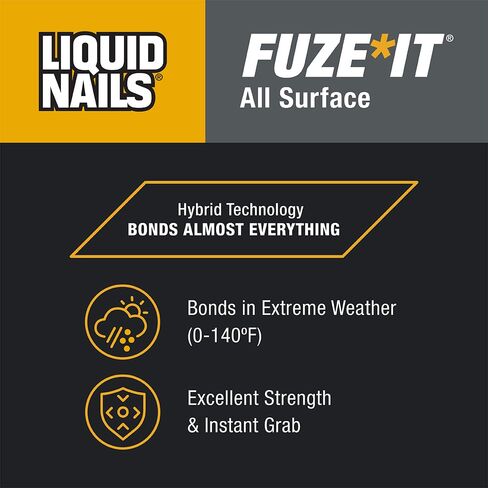Liquid Nails Fuze*It All Surface Construction Adhesive (LN-2000W), 5 oz in Kuwait