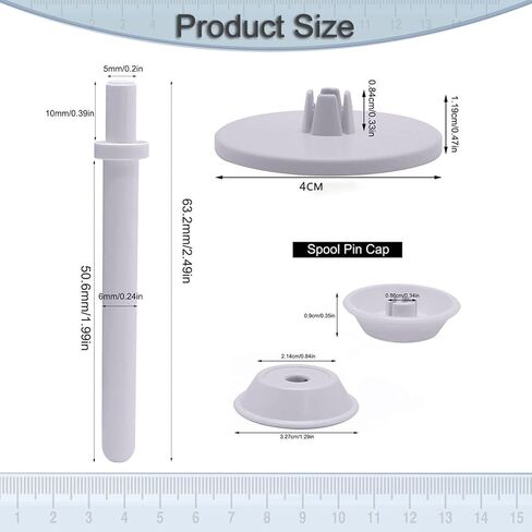 مجموعة بكرة FytStycale ملحقات حامل الخيط العمودي قطع غيار لـ 1600p- 2030DC 3160qdc 1000CP 2040 in Kuwait