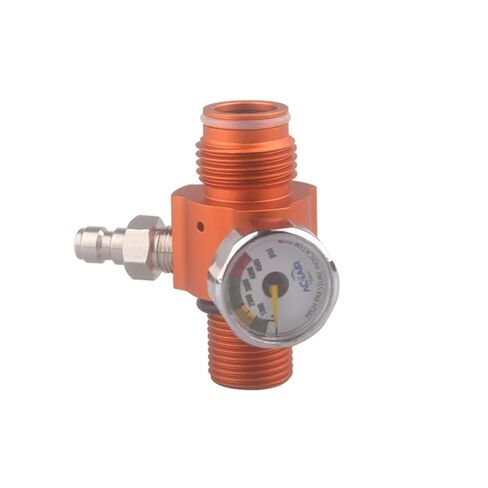 1pcs Mini G1/2-14 Output 0-4000Psi Pressure Regulator Compressor Gas Cylinder Refill Filling Adapter for Diving Aquarium Fittings(-) in Kuwait